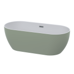 B0000318 Luximo ASP Cowley Sage Green One Piece Freestanding Bath 1620x730x580mm_Stiles_Product_Image