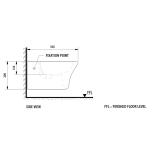 BA0108A Diplomat wall hung bidet_Stiles_TechDrawing_Image3