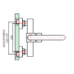 Blutide Moon Black Wall-type Sink Mixer (J-Spout)_Stiles_TechDrawing_Image2