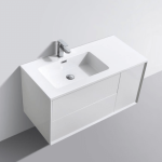 Gio Messina White Vanity and Basin 1000mm_Stiles_Product_Image