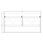 Gio Simplicity Edge Cupboard and Basin 1200mm_Stiles_TechDrawing_Image