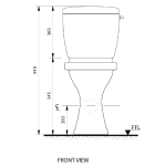 XTAAS08A Betta Astina Access Side Flush Suite_Stiles_TechDrawing_Image2