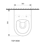 YTEU016A Betta Suite Conc Cistern Slimline Seat_Stiles_TechDrawing_Image