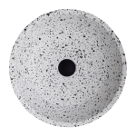 Zabella Zak white with black stones 405x405x120mm_Stiles_Product_Image2