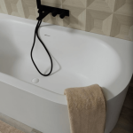 BTW1700 Boutique Baths Omina Back to Wall Matt White Bath 1695x806x550mm_Stiles_Product_Image 3