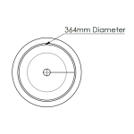 Boutique Baths Pentola Counter Top Basin 435x435x260mm_Stiles_TechDrawing_Image