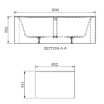 CTW1700 Boutique Baths Omina Corner Bath 1692x802x552mm_Stiles_TechDrawing_Image 2