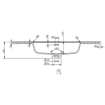 GioBella Loft 900 White cabinet and basin_right_900mm_Stiles_TechDrawing_Image7