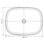 Nala Baths Beech Gloss White Undercounter Basin 375x495x150mm_Stiles_TechDrawing_Image