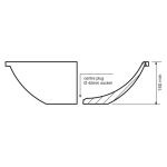 Nala Baths Birch Gloss White Undercounter Basin 370x510x150mm_Stiles_TechDrawing_Image2