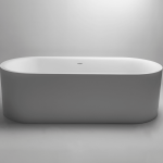 OMI001 Boutique Baths Omina Freestanding Matt White Bath 1810x796x550mm_Stiles_Product_Image 3