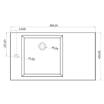 Rossco Capi Wall-hung-Basin 450x800x150mm-Tap-on-left_Stiles_TechDrawing_Image