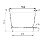 SOR001 Boutique Baths Sorpresa Bath 1510x760x555mm_Stiles_TechDrawing_Image 2