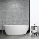 VIO001 Boutique Baths Violetta Matt White Bath 1610x750x530mm_Stiles_Product_Image