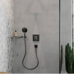 15763340 Hansgrohe ShowerSelect Brushed Black Chrome Thermostat (2 Functions)_Stiles_LifeStyles_Image