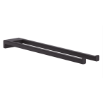 41770670 Hansgrohe AddStoris Matt Black Twin Handle Towel Holder_Stiles_Product_Image