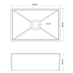 Rossco Butler Ceramic Sink 400x600x200mm_Stiles_TechDrawing_Image