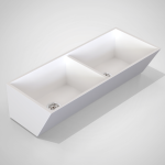 Rossco Double White Laundry Trough 500x1195x300mm_Stiles_Product_Image