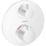 15758700 Hansgrohe Ecostat S Matt White Thermostat (2 Functions)_Stiles_Product_Image