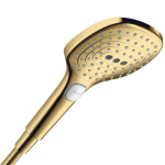 26520990 Hansgrohe Raindance Select E Polished Gold Optic Hand Shower 120mm_Stiles_Product_Image