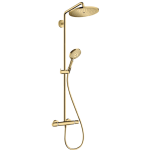 26890990 Hansgrohe Croma Select S Polished Gold Optic Shower Set with Thermostat 280mm_Stiles_Product_Image