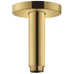 27393990 Hansgrohe Polished Gold Optic Ceiling Connector S 100mm_Stiles_Product_Image