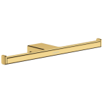 41748990 Hansgrohe AddStoris Polished Gold Optic Double Paper Holder_Stiles_Product_Image