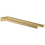 41770990 Hansgrohe AddStoris Polished Gold Optic Twin-Handle Towel Holder_Stiles_Product_Image