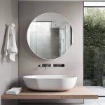 Paramount Mirrors Maan Small White Mirror 600x600mm_Stiles_Lifestyle_Image