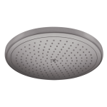 26221340 Hansgrohe Croma EcoSmart Brushed Black Chrome Shower Head 280mm_Stiles_Product_Image