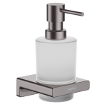 41745340 Hansgrohe AddStoris Brushed Black Chrome Liquid Soap Dispenser_Stiles_Product_Image