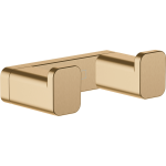 41755140 Hansgrohe AddStoris Brushed Bronze Double Towel Hook_Stiles_Product_Image