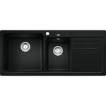 Blanco Naya 8 S Black Silgranit Inset Sink 500x1160x200mm_Stiles_Product_Image