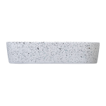 Zabella Inge White Glass and Stone Basin 220x480x110mm_Stiles_Product_Image2