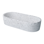 Zabella Inge White Glass and Stone Basin 220x480x110mm_Stiles_Product_Image3